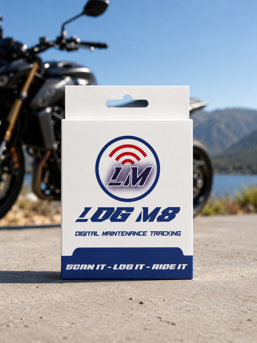 LogM8 Clear series digital sticker